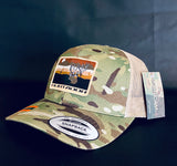 Huntador Classic Trucker Desert Muley Multicam Snapback Cap